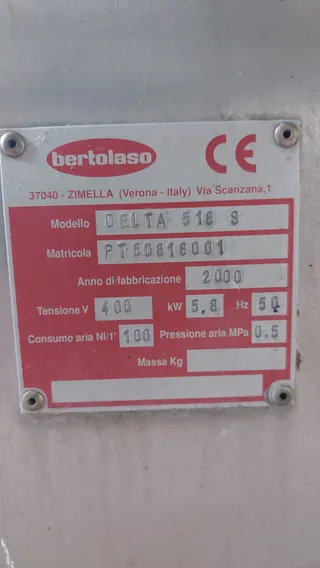 Mașină de dopuit Bertolaso DELTA 516 S, fotografia 2 din 11
