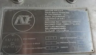 Mașină de umplere izobarică Officine AVE, fotografia 7 din 18